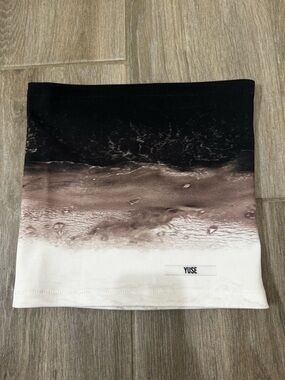 Yuse Women's Ombre Tube Top in Black and White